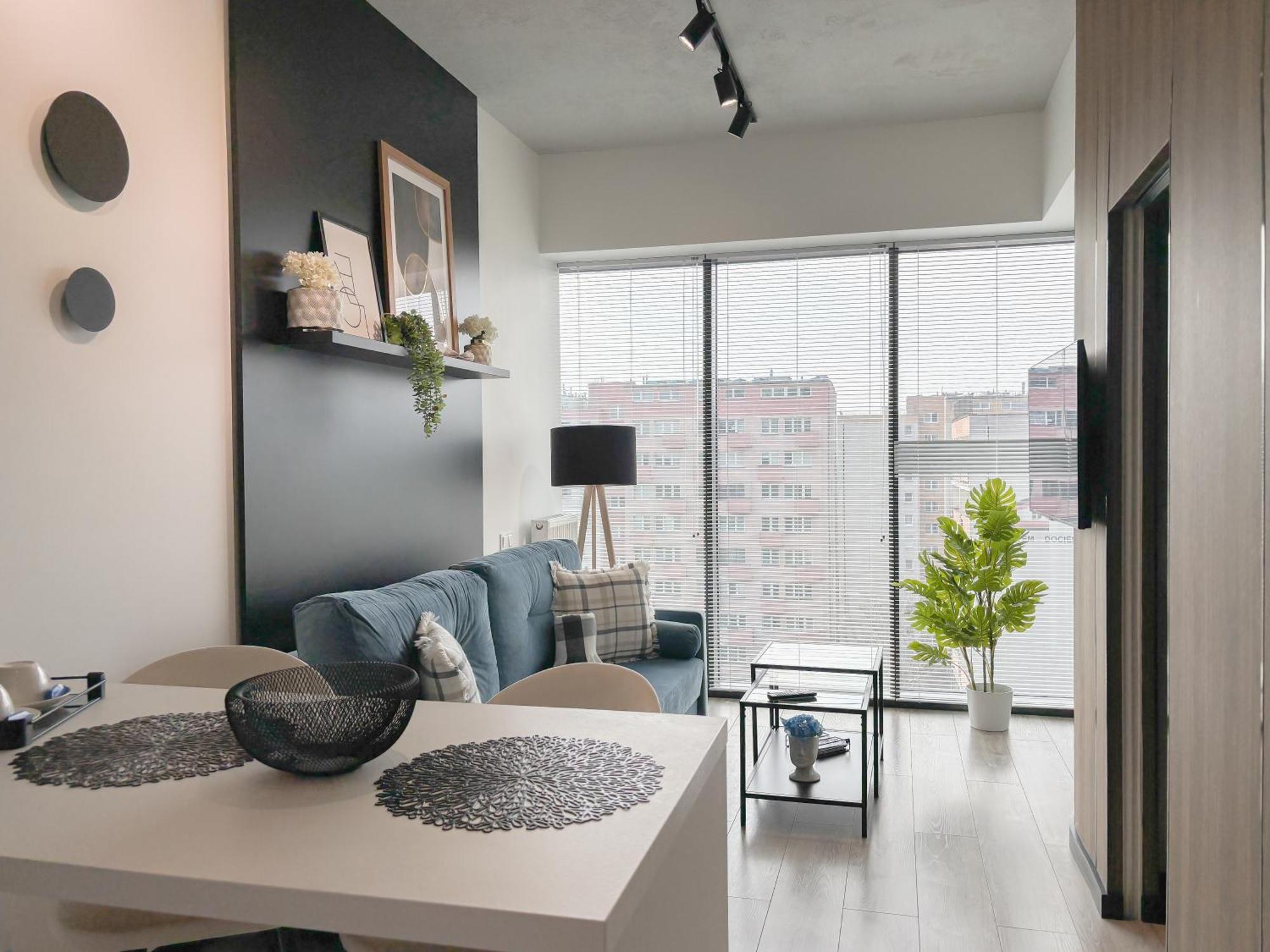 Hanza Tower - Blue Heaven - Pool, Sauna, Sunset View Apartment